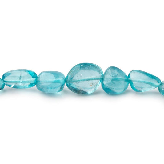 5x5-9x7mm Apatite Plain Nugget Beads 16 inch 52 pieces AA