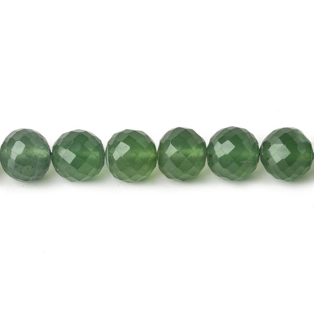 6-6.5mm Serpentine Faceted Round Beads AA Grade 8 inch 30 pieces