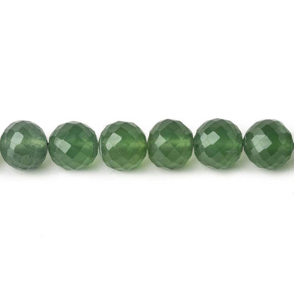 6-6.5mm Serpentine Faceted Round Beads AA Grade 8 inch 30 pieces