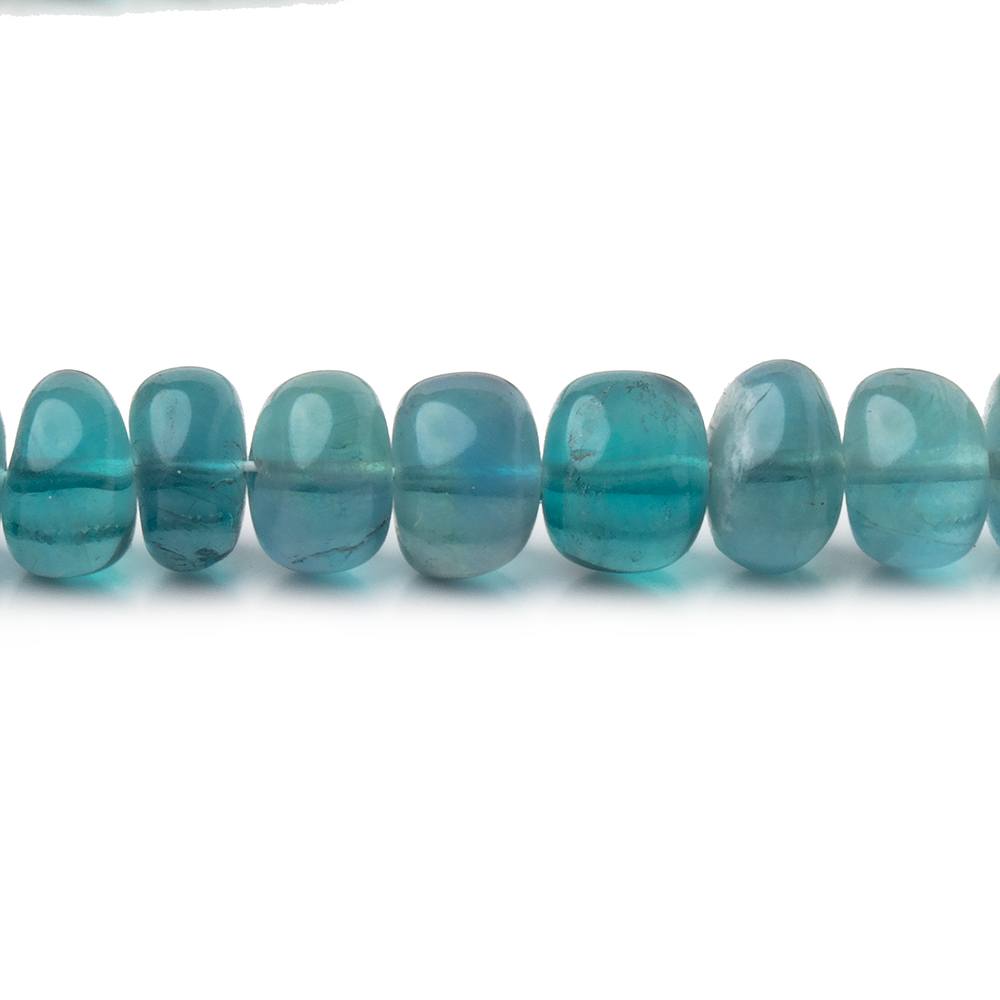 6-6.5mm Shaded Fluorite Plain Rondelle Beads 16 inch 108 pieces AA
