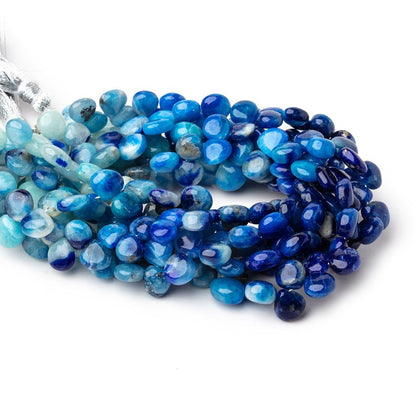 6-7mm Afghanite Plain Heart Beads 7.5 inch 52 pieces AAA