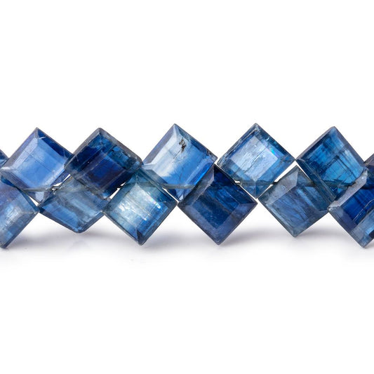 6-7mm Kyanite Bevel Cut Square Beads 7.5 inch 48 pieces