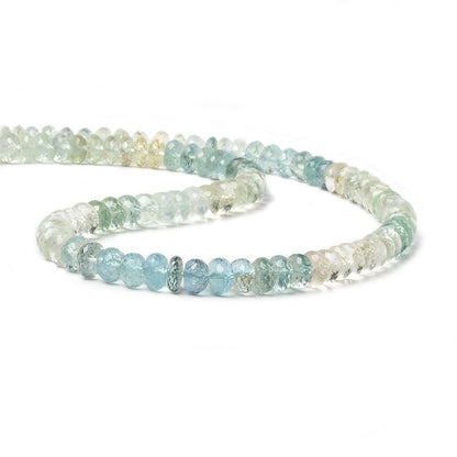 6-7mm Multi Color Beryl Beads Faceted Rondelle 15 inch 99 pieces