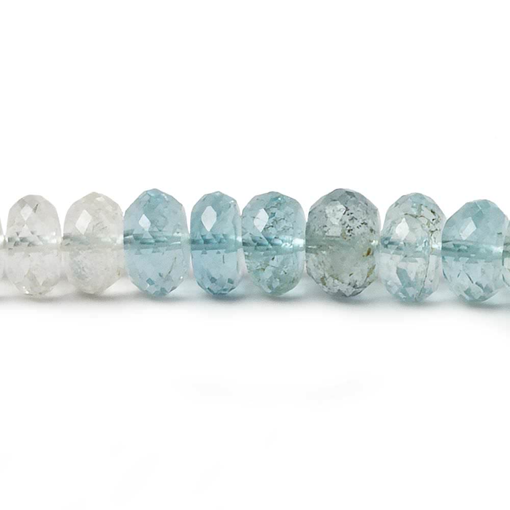 6-7mm Multi Color Beryl Beads Faceted Rondelle 15 inch 99 pieces