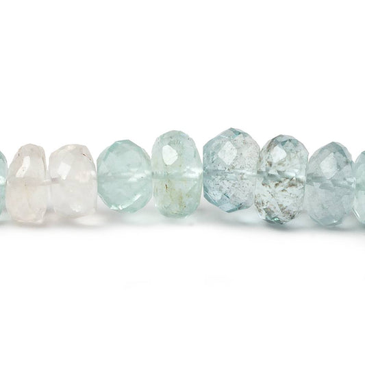 6-7mm Multi Colored Beryl Beads Faceted Rondelle 14 inch 84 pieces