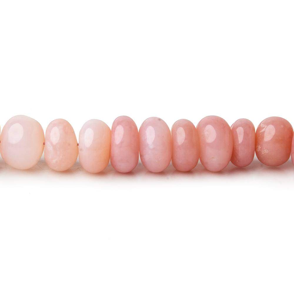 6-7mm Pink Peruvian Opal Plain Rondelle Beads 16 inch 103 pieces