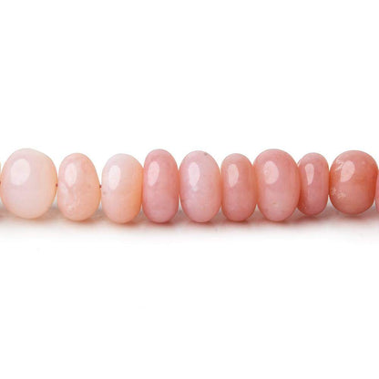 6-7mm Pink Peruvian Opal Plain Rondelle Beads 16 inch 103 pieces