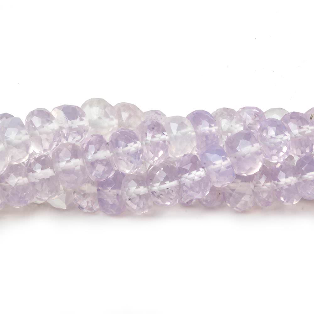 6-7mm Violet Scapolite shaded faceted rondelle beads 13 inch 82 pieces AAA