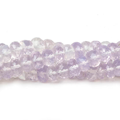 6-7mm Violet Scapolite shaded faceted rondelle beads 13 inch 82 pieces AAA