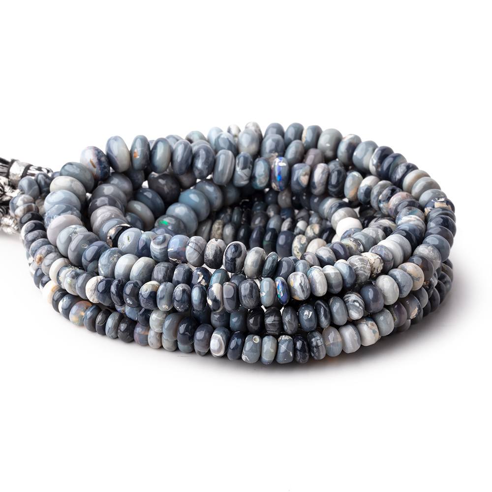 6-8mm Australian Opal Plain Rondelle Beads 16 inch 108 pieces