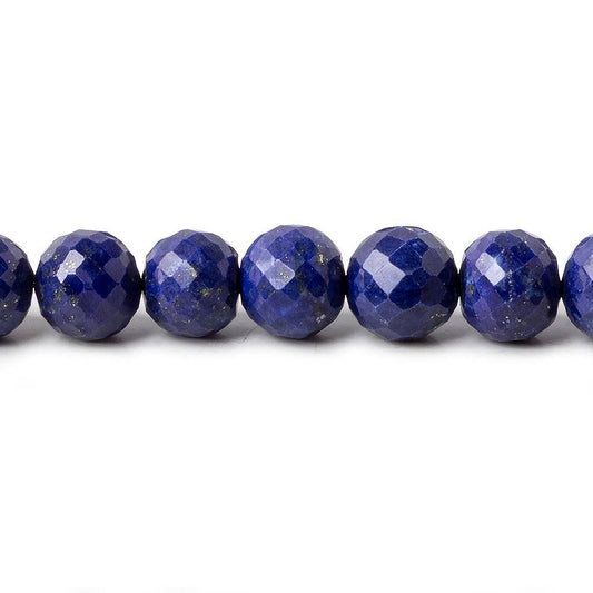 6-8mm Lapis Lazuli Faceted Round Beads 15 inch 61 pieces