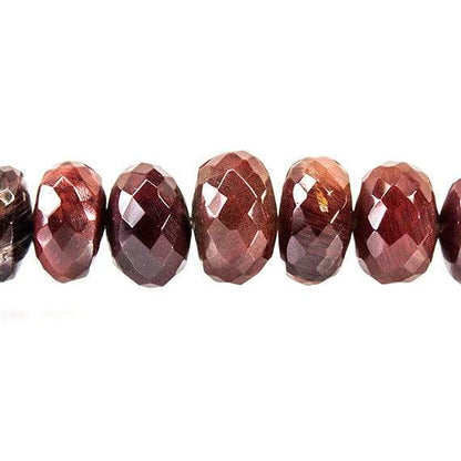 6-9.5mm Andesine Faceted Rondelle Beads 18 inch 103 pieces