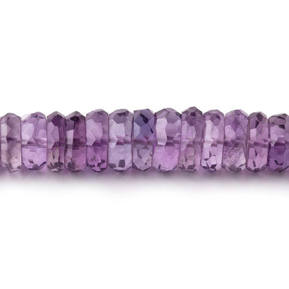 6-9mm Amethyst Faceted Heshi Beads 16.25 inch 145 pieces