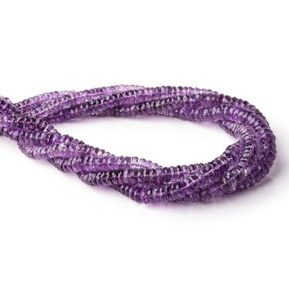 6-9mm Amethyst Faceted Heshi Beads 16.25 inch 145 pieces