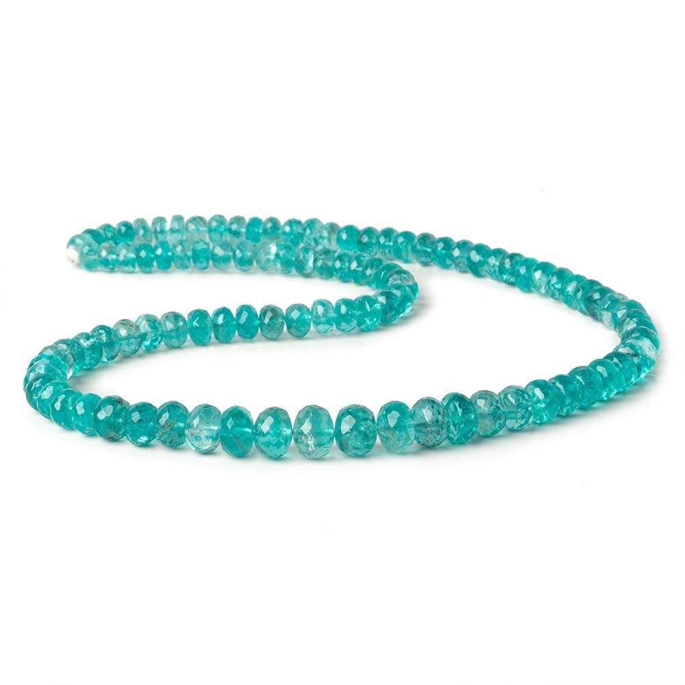 6-9mm Apatite faceted rondelle beads 18 inch 97 pieces AA