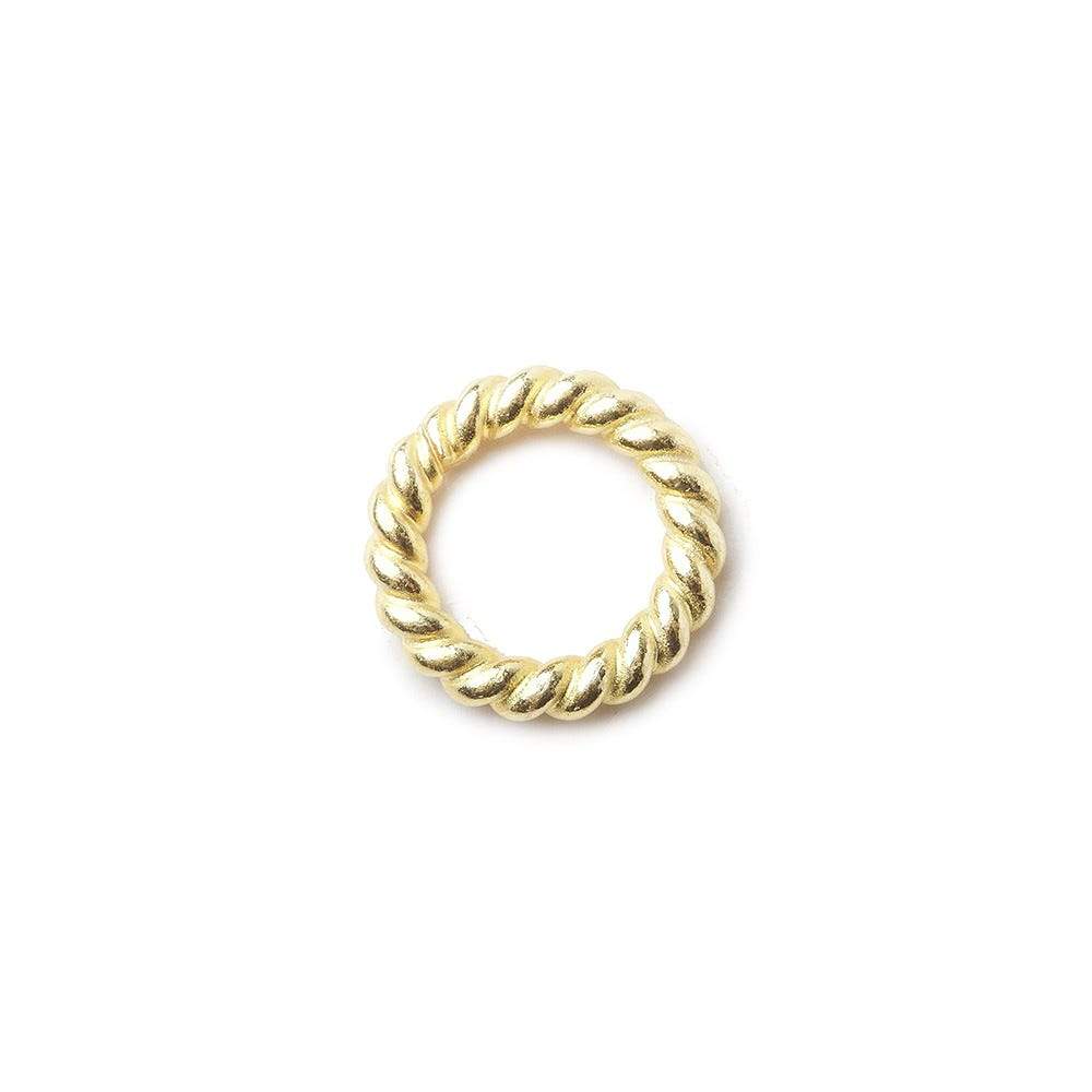6 mm Twisted Vermeil Jumpring 25 rings per bag