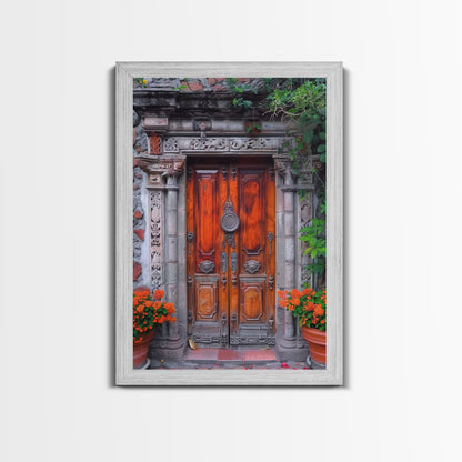 Change345 Colorful Indian Architecture Canvas Print, Traditional Art if India, Photography Print, Indian Wall Art, Living Room Decor
