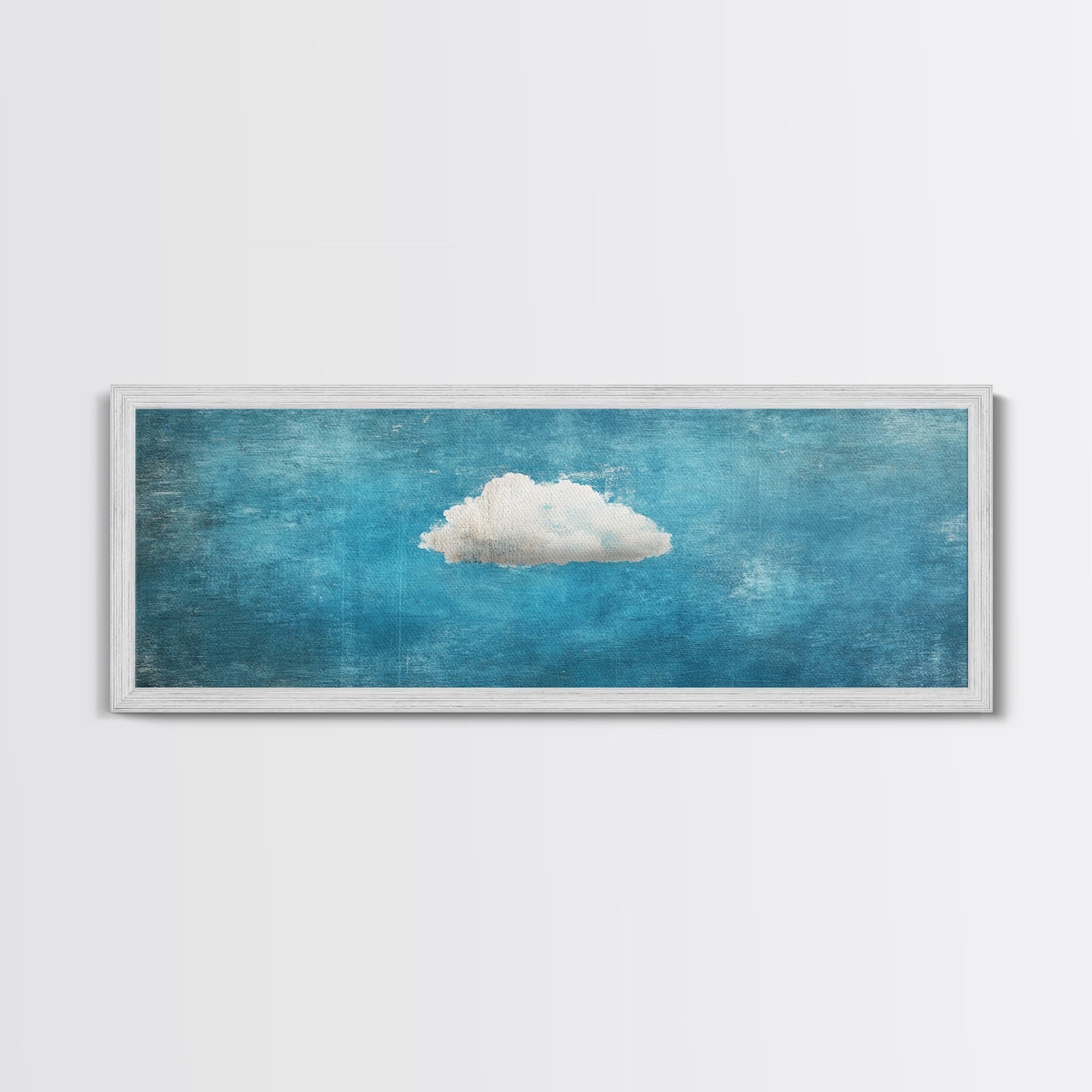 The Cloud - Modern Wall Art - Boho Art - Minimalist Art - Home Decor - Gift Idea - Canvas Wall Art - Overszied Art - Panoramic Art
