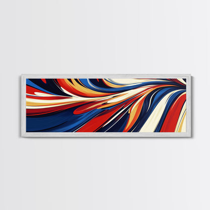 The Spiral - Framed Canvas Print - Midcentury Modern Home Decor