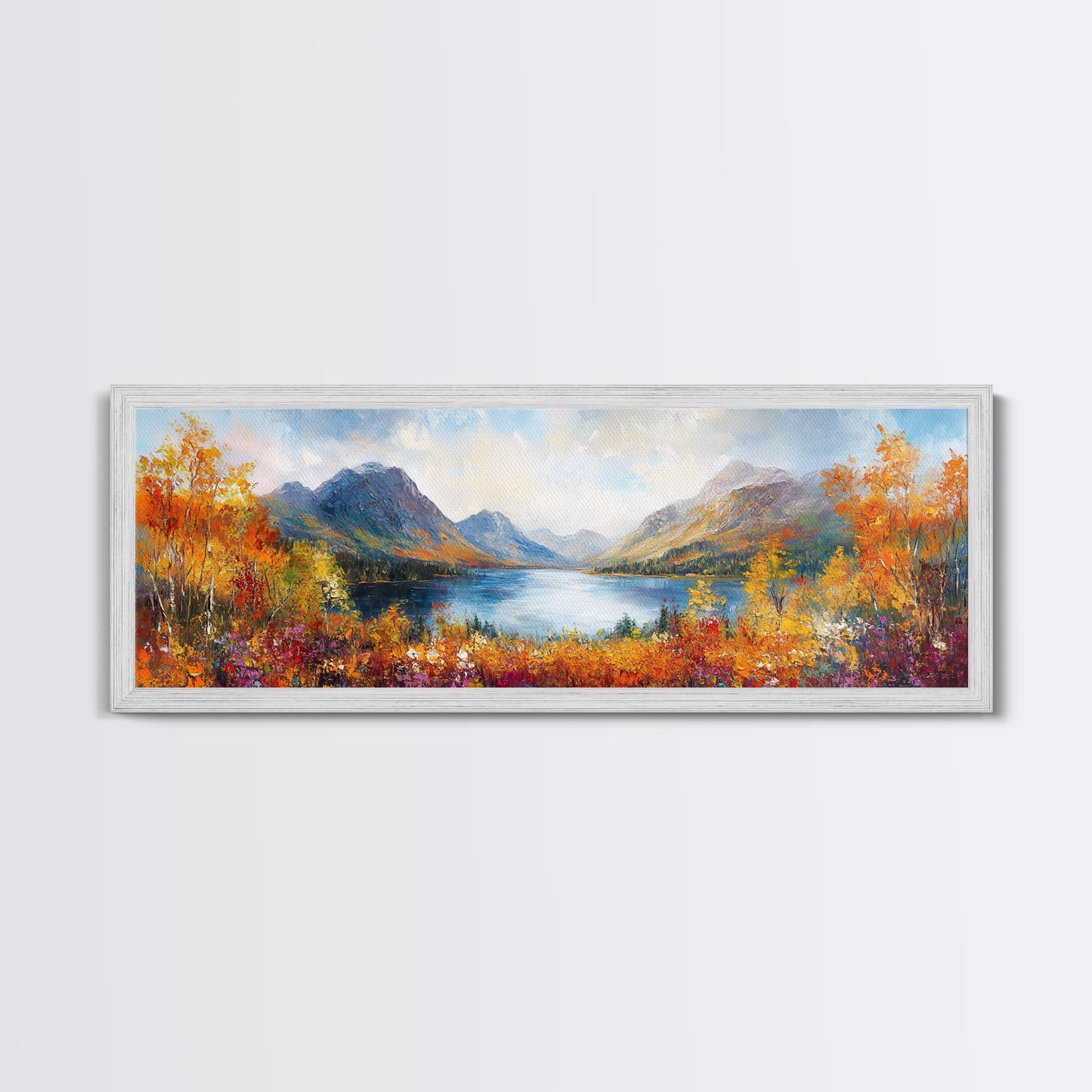 Modern Wall Art Print - Abstract Oil Painting Landscape Canvas Print - Extra Large Wall Art - Canvas Wall Art - Oversized Art