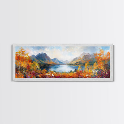 Modern Wall Art Print - Abstract Oil Painting Landscape Canvas Print - Extra Large Wall Art - Canvas Wall Art - Oversized Art