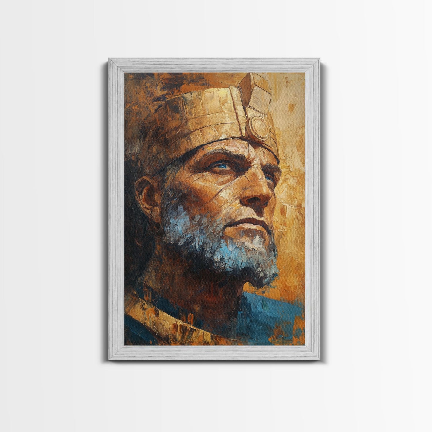 Ozymandias Painting Canvas Print, Ozymandias Wall Art, Ozymandias Print, Framed Canvas