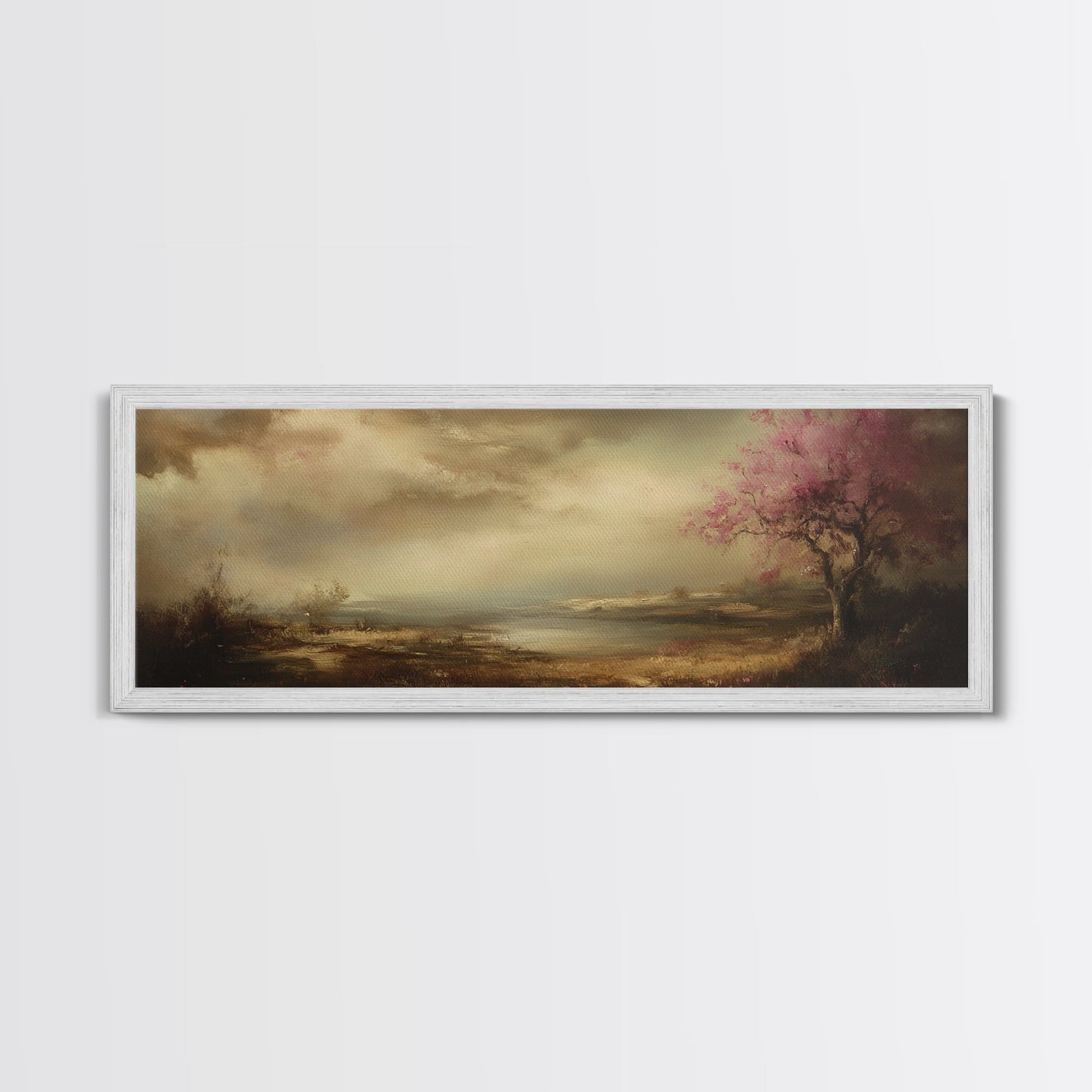 Moody Art Landscape Print, Dark Landscape Painting, Muted Art, Moody Home Decor, Moody Painting, Moody Landscape Wall Art Print