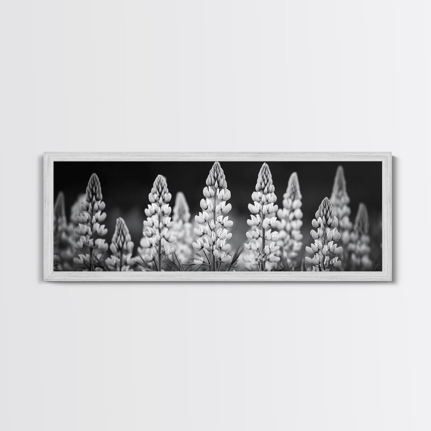 Lupinenblüte, Wilde Schönheit, Blumenstrauß, Leinwanddruck, Botanische Wanddekoration, Moderne Landhauskunst, Frühlingsmotiv fürs Wohnzimmer