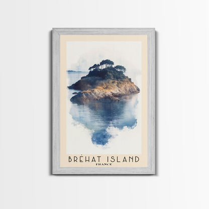 Bréhat Island, France Watercolor Beach Print, Vacation Gift, France Wall Art, Beach Painting, Beach Decor, Beach Painting