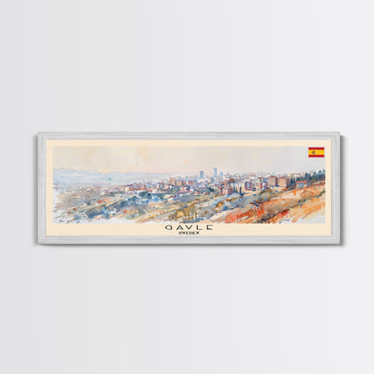 Gaziantep Turkey Wall Art, Panoramic Travel Poster, Panoramic Framed Canvas Print, City Wall Art, Wall Hanging Home Decor, Travel Art