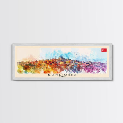 Sanliurfa Turkey Travel Art, City Art, Framed Canvas Print or Metal Wall Art, Europe Travel Poster, Panoramic Wall Art, Extra Wide Wall Art