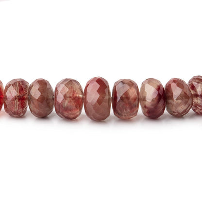 6.5-10mm Andesine Faceted Rondelle Beads 18 inch 97 pieces