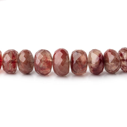 6.5-10mm Andesine Faceted Rondelle Beads 18 inch 97 pieces