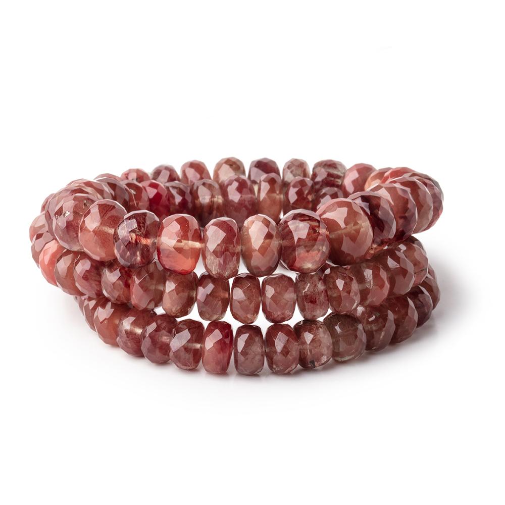 6.5-10mm Andesine Faceted Rondelle Beads 18 inch 97 pieces