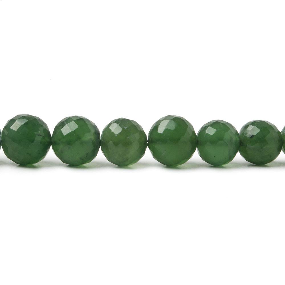 6.5-8mm Serpentine Faceted Round Beads 8 inch 28 beads AA Grade