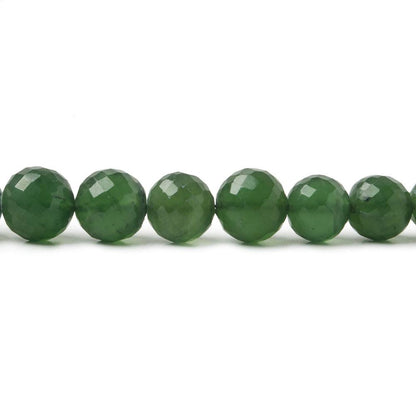 6.5-8mm Serpentine Faceted Round Beads 8 inch 28 beads AA Grade