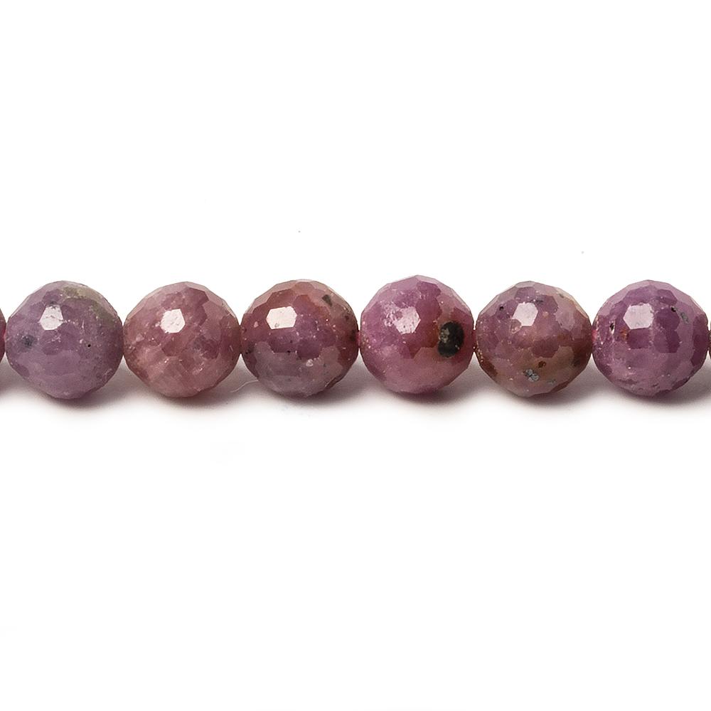 6.5mm Ruby faceted round Beads 15.5 inch 60 pieces