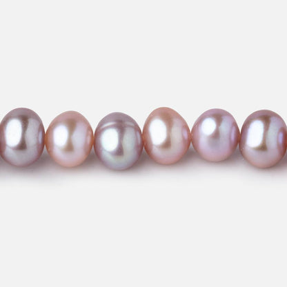6.5x5mm Tri Color Off Round Freshwater Pearls 15.5 inch 70 Beads