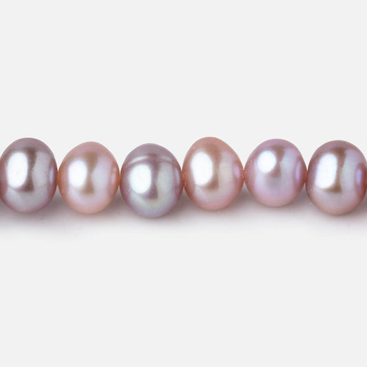 6.5x5mm Tri Color Off Round Freshwater Pearls 15.5 inch 70 Beads
