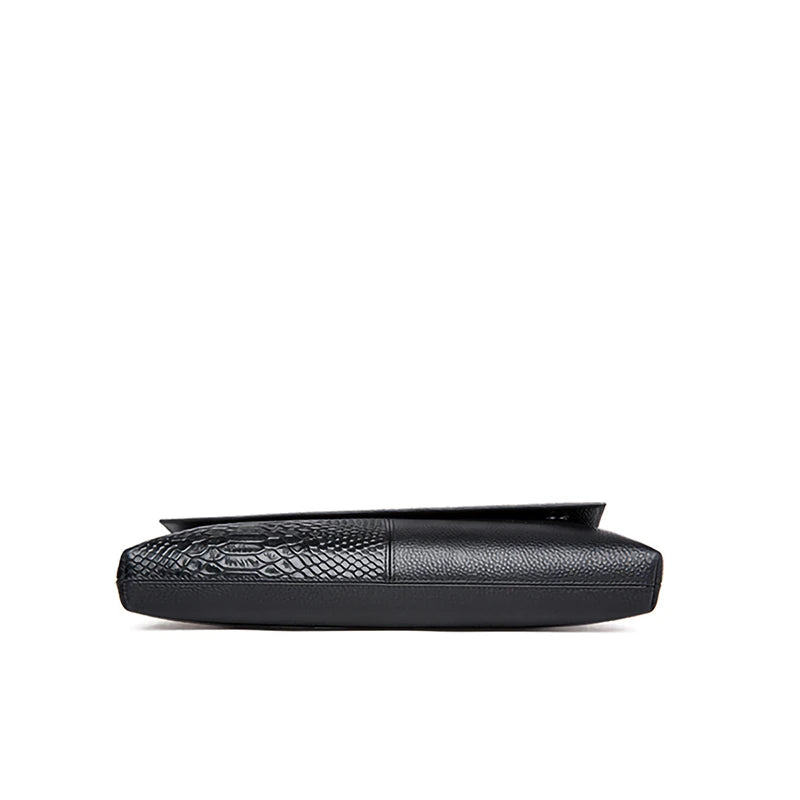 Fashion Temperament Convenient Bag Pure Color Simple Ladies Business Bag Crossbody Handbag Crocodile Texture Snake Print