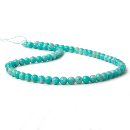 6mm Amazonite Plain Rounds 16 inch 67 beads AA
