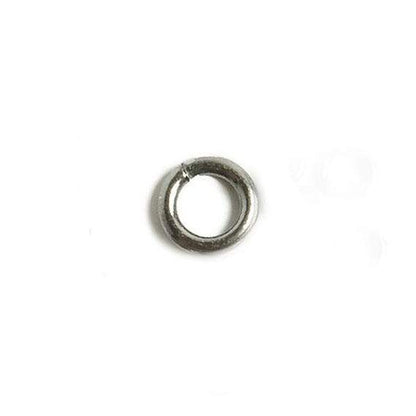 6mm Black Gold plated Sterling Silver Open Plain Jump Ring Set of 25 pieces 16 gauge wire