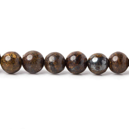 6mm Bronzite plain round beads 15 inch 68 pieces