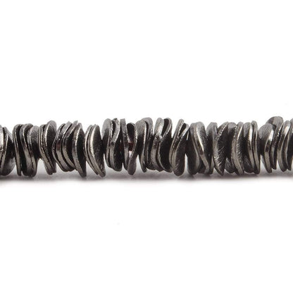 6mm Brushed Wavy Disc Spacers 8 inch 190 Beads