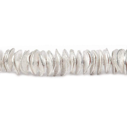 6mm Brushed Wavy Disc Spacers 8 inch 190 Beads