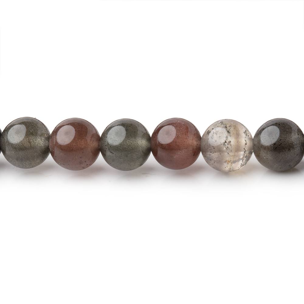 6mm Cat's Eye Scapolite Plain Rounds 7 inch 33 Beads