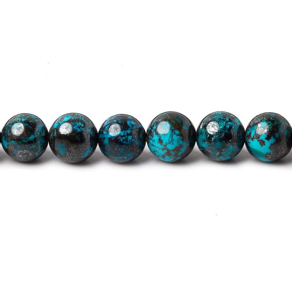 6mm Chrysocolla Plain Rounds 16 inch 68 beads AA