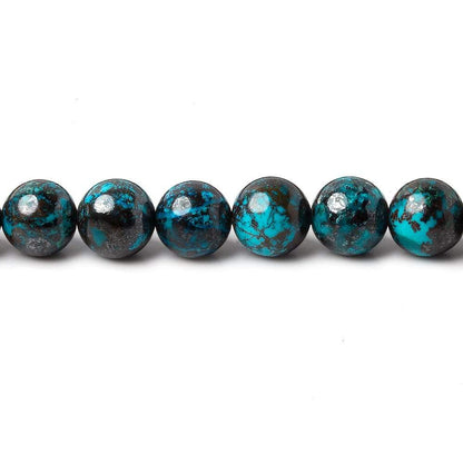 6mm Chrysocolla Plain Rounds 16 inch 68 beads AA