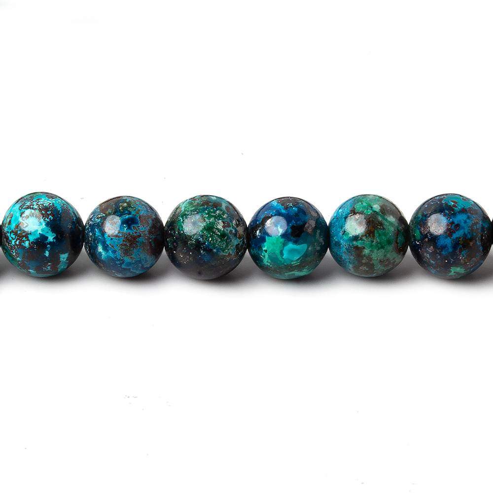 6mm Chrysocolla Plain Rounds 16 inch 68 beads AA