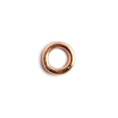 6mm Copper Plain Closed Jumpring 50 pieces